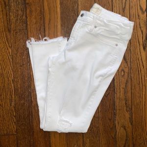 White skinny jeans